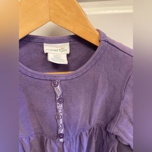 Naartjie Purple Button-Up Top